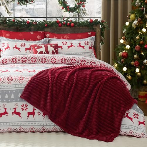 Bedsure Christmas Queen Comforter Set