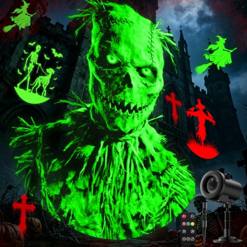 Nagudenfo 12-in-1 Halloween Projector Light