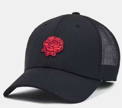Under Armour UA Essential Mid Men's Trucker Hat (Black/Red)