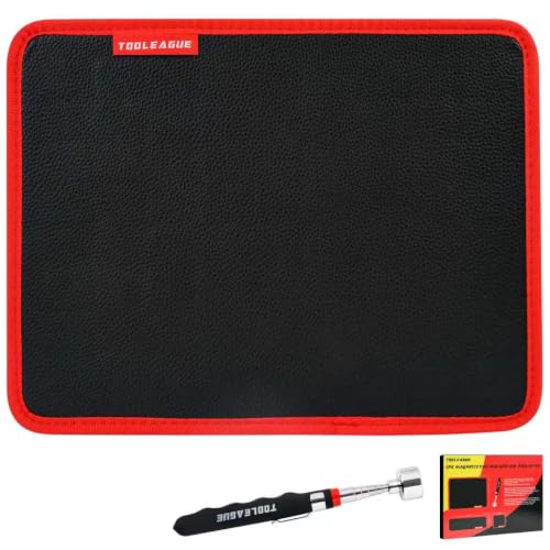 TOOLEAGUE Magnetic Tool Mat w/ Telescoping Magnetic Pickup Pen Deal