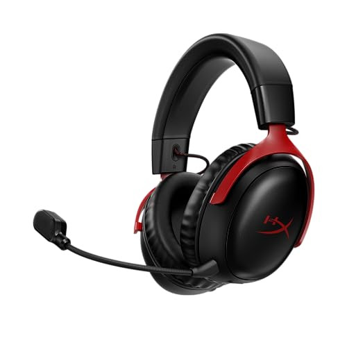 HyperX Cloud III Wireless Gaming Headset (Black/Red)