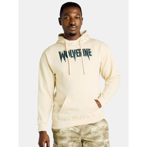 Marvel Men's Wolverine Graphic Hoodie (Sand)