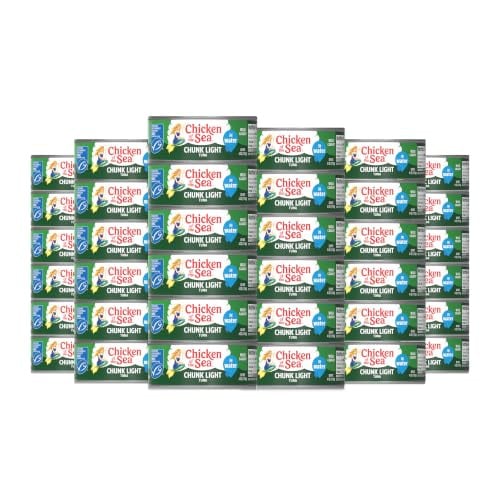 Chicken of the Sea Wild Caught Chunk Light Tuna in Water 48-Ct 5-Oz