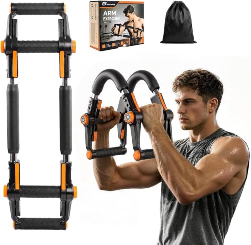 SolidFit Adjustable Twister Arm & Chest Trainer, 60-140 lbs Resistance