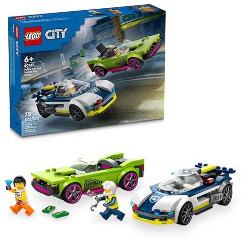 213-Piece LEGO City: Police - Police Car and Muscle Car Chase (60415, 2024) Deal