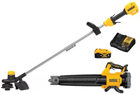 DeWalt 20V MAX DCKO215M1 13 in. Blower/Trimmer Kit with 4 Ah Battery & Charger Deal