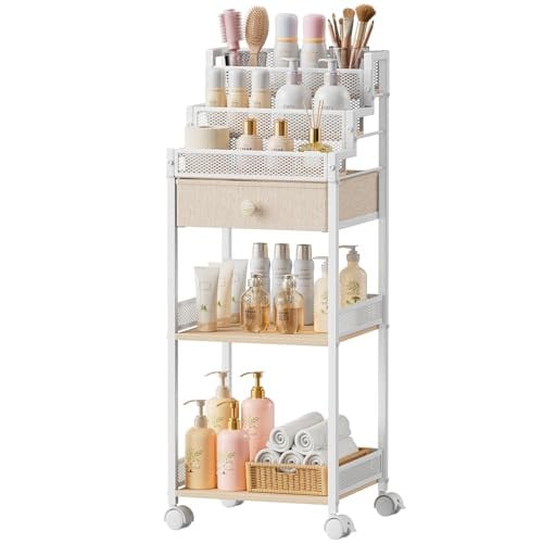 Plaviya Bathroom Storage and Organizer with Drawer 13in