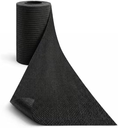 Non-Slip Hallway Runner Rug Black Hobnail 2 ft. x 5 ft. Deal