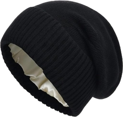 Satin Lined Beanie for Women