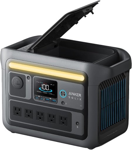 Anker Solix C800 1200W LiFePO4 Portable Power Station/Solar Generator