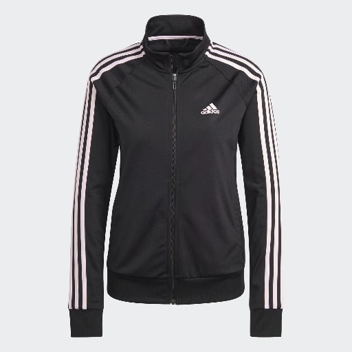 adidas Women Primegreen Essentials Warm-Up Slim 3-Stripes Track Jacket Deal