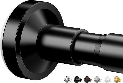 Bonpally Adjustable Tension Curtain Rod 32-75 Inches Deal