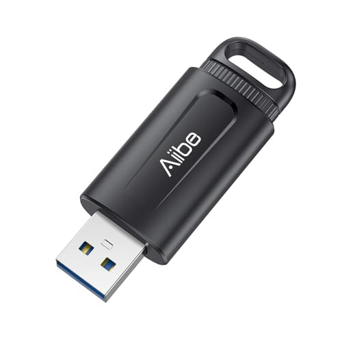 Aiibe Retractable 128GB USB 3.0 Flash Drive 100MB/s