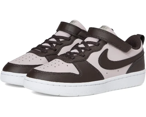 Nike Kids' Court Borough Low Recraft Shoes (Rose/Brown) Deal