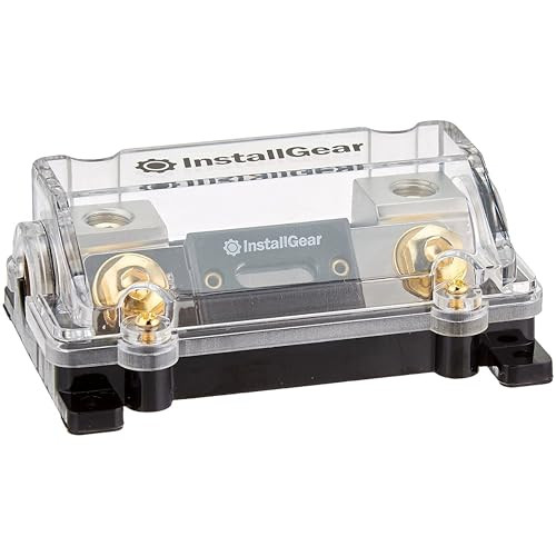 InstallGear 100 Amp In-Line ANL Fuse Holder