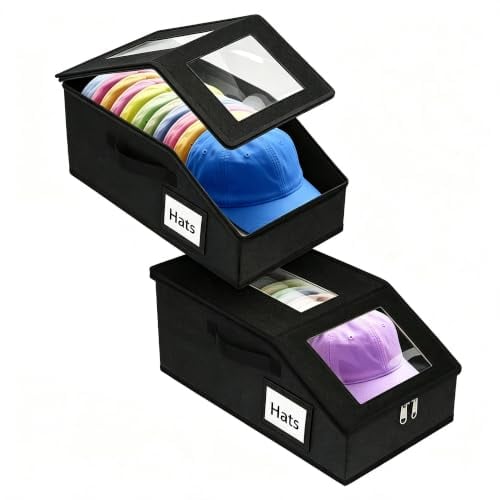 KIPHCA 2-Pack Hat Organizers for 30 Caps