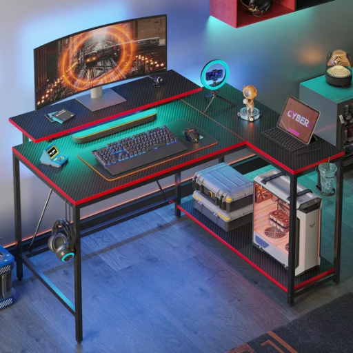 Pinmoco 42" Reversible L-Shaped Computer Desk