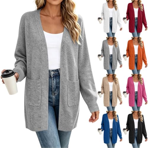 Knit Lightweight Mid-Lenght Cardigan Sweaters Deal