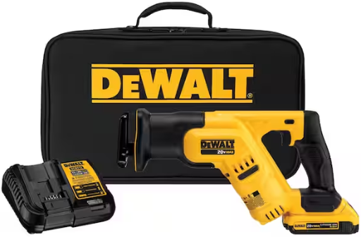 DEWALT 20-Volt MAX Lithium-Ion Cordless Compact Reciprocating Saw with (1) 20-Volt Battery 2.0 Ah and Charger Deal