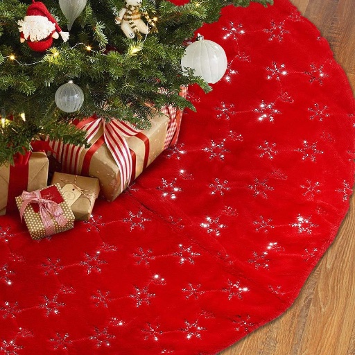 TOBEHIGHER Christmas Tree Skirt
