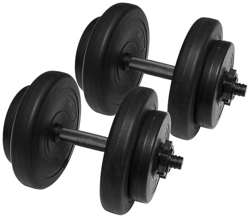 Fitvids Adjustable Dumbbell Set, 40lbs