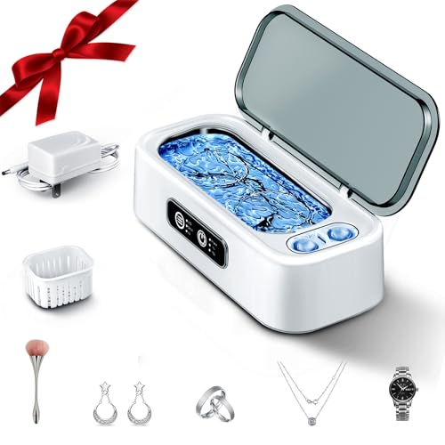 SUNPOW 45kHz Dual-Chamber Ultrasonic Jewelry Cleaner Deal