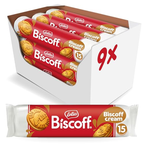 9-Pack 5.29-Oz Lotus Biscoff Sandwich Cookies (Biscoff Cream)