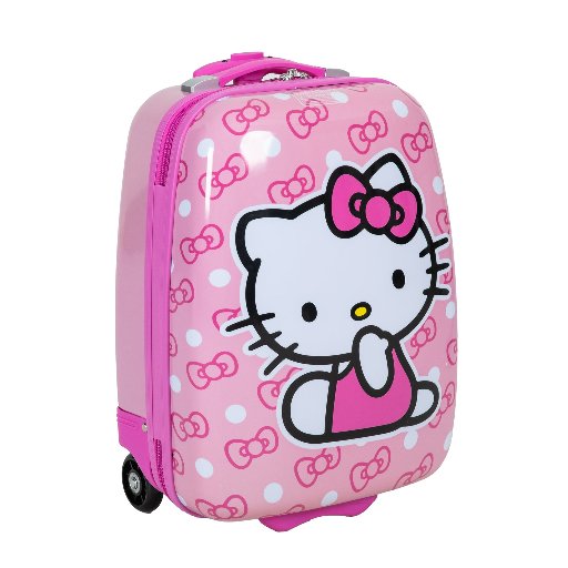 16" Kids' Carry-On ABS Hardside Luggage: Hello Kitty, Bluey, Spider-Man, Princess, or Stitch