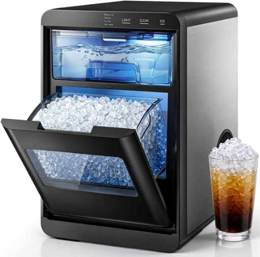 Simzlife Nugget Ice Maker Countertop 44lbs per Day Deal