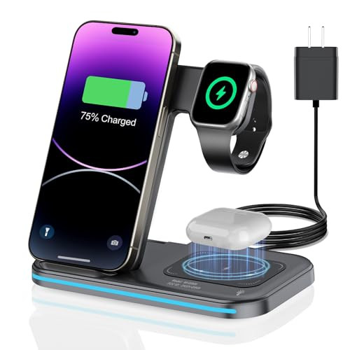 3-in-1 Foldable Wireless Charging Station
