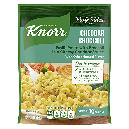 Knorr Pasta Sides Cheddar Broccoli Fusilli 4.3-Ounce
