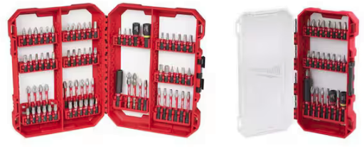 Milwaukee Shockwave Impact Duty Alloy Steel Screw Driver Bit Set with Packout Case 99-Piece