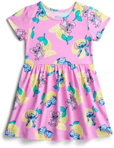 Character Allover Print Dress with Short Sleeves Deal