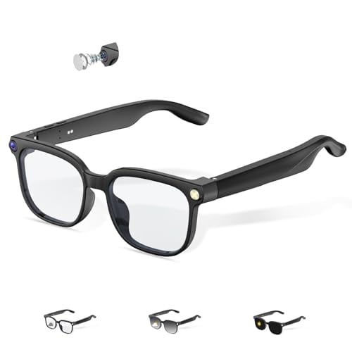 AI Smart Glasses with 8MP Camera and Photochromic Transition Lenses