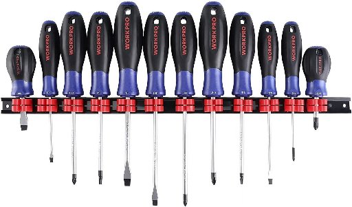 WORKPRO 12-Piece Magnetic Screwdrivers Set