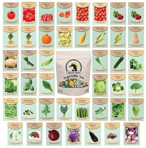 Black Duck Brand Heirloom Vegetable & Herb Seeds 43-Pack