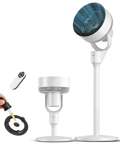 COWSAR Standing Oscillation Fan with Remote Deal