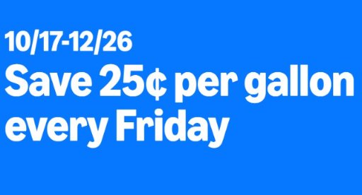 BP/AMPM/Amoco 25c/Gallon Fuel Discount