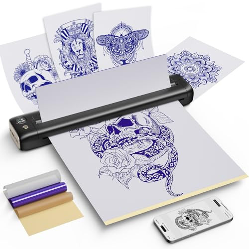 Wireless Bluetooth Tattoo Stencil Printer
