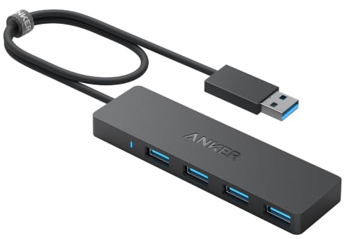 Anker 4-Port Ultra Slim USB 3.0 Hub w/ 2' Extended USB-A Cable Deal