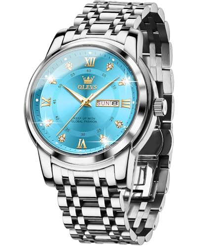 Men's Analog Stainless Steel Waterproof Luminous Watch