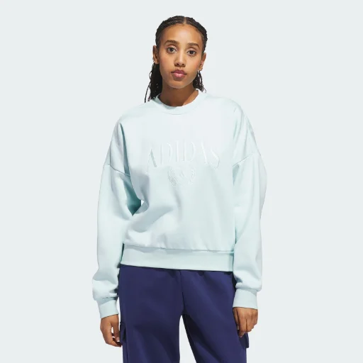 Adidas Women's Cozy Holiday Graphic Sweatshirt
