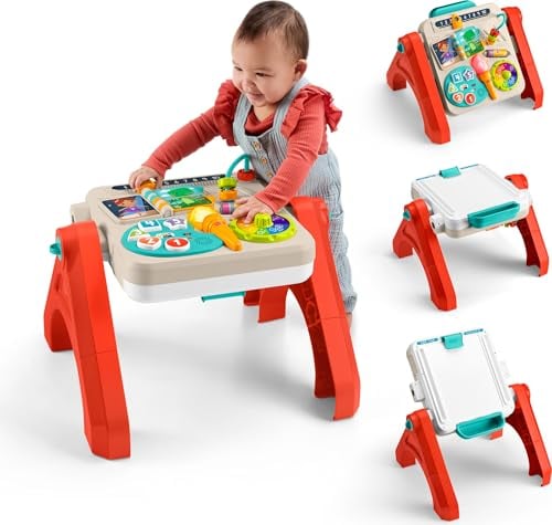 Fisher-Price 4-in-1 Activity Table & Easel, Multilanguage Version