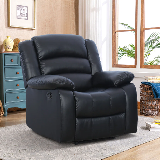 Red Barrel Studio Emryn 38" Wide Modern Breathable Manual Recliner Chair