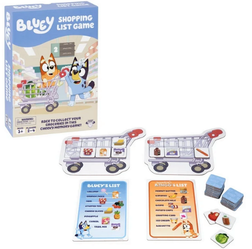 Bluey Shopping List Game