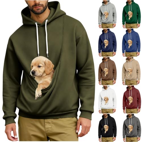 Dog Pouch Hoodie Oversized