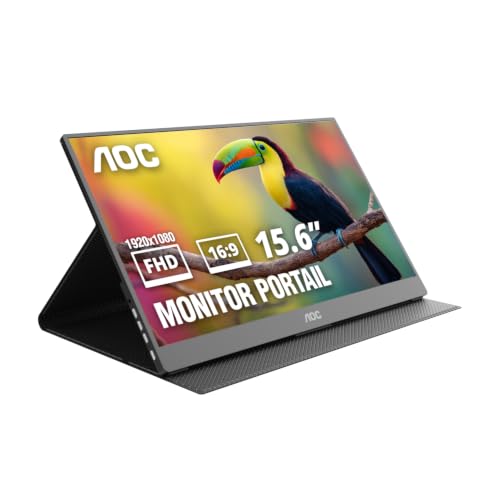 AOC 16T20 15.6" FHD 60Hz IPS Portable Monitor
