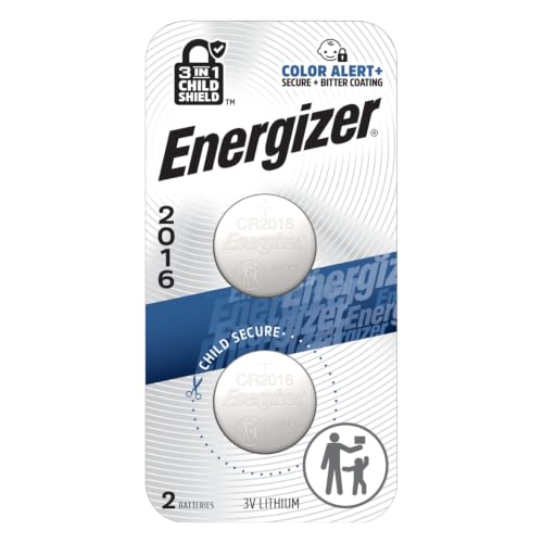 Energizer 2016 3V Lithium Coin Batteries 2-Count Deal