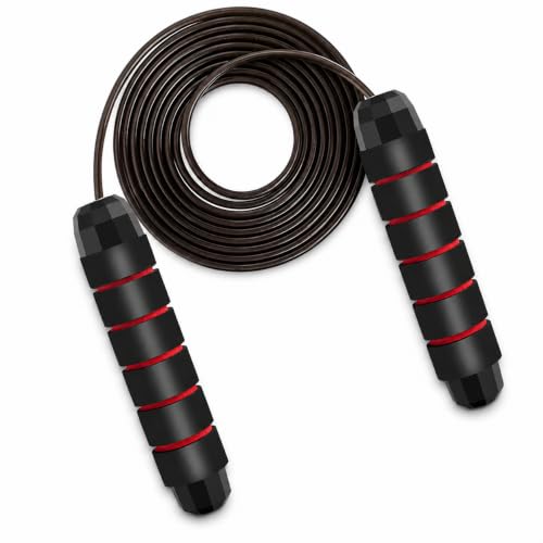 PVC-Coated Steel Cable with Foam Grips Jump Rope Deal