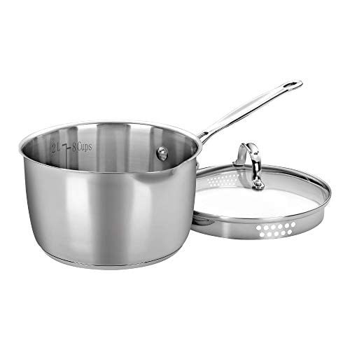 Cuisinart Chef's Classic Stainless 3-Quart Cook and Pour Saucepan with Cover Deal